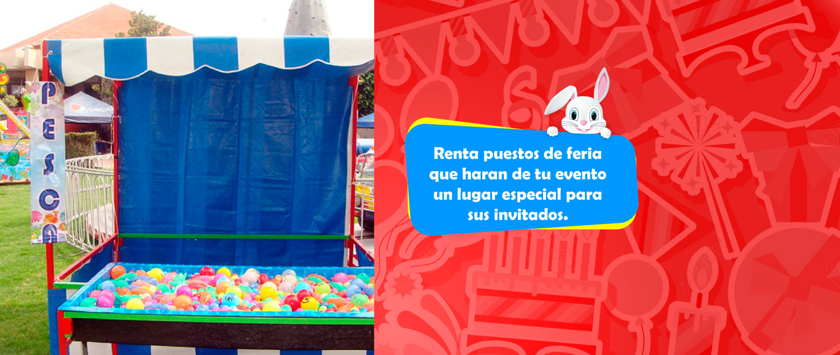 RENTA DE PUESTOS DE FERIA PARA FIESTAS